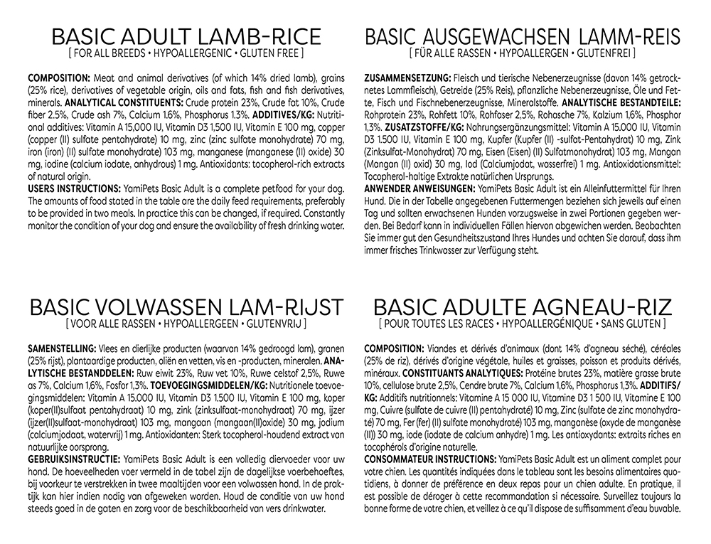Basic Adult Lam