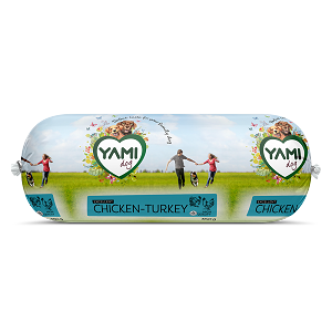 Yamipets kip-kalkoen worst